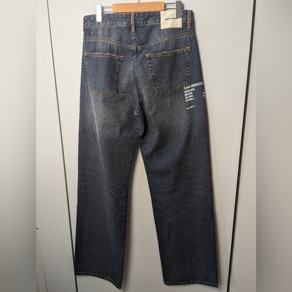 Heron Preston Blue Wide Leg Jeans - Picture 11 of 16